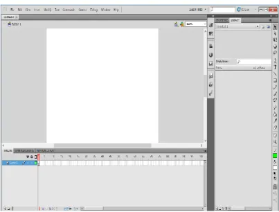Gambar 2.5 Layer Adobe Flas CS5  2.  Blender 
