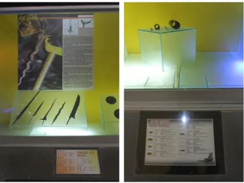 Gambar 1. 2 Contoh penyajian information design yang terdapat di Museum Majapahit 