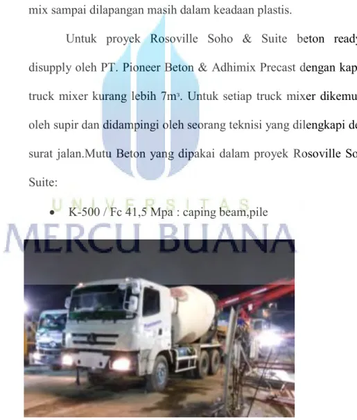 Gambar 7. Beton Ready Mix 