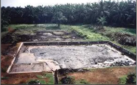 Gambar 1 : Unit kolam aerobik yang sudah 