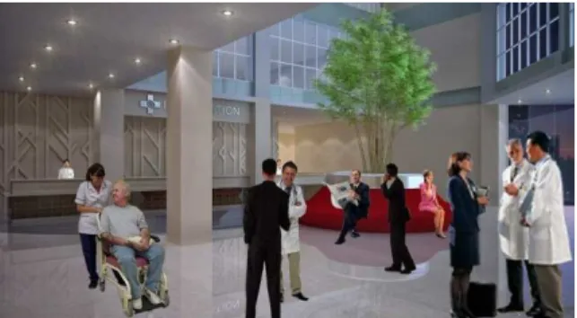 Gambar 5.1 Prespektif 1 Lobby Utama 