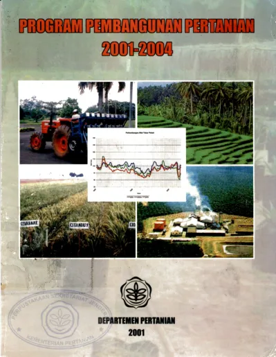 Dokumen Program Pembangunan Pertanian 2001 2004 Menguraikan Pokok Pokok