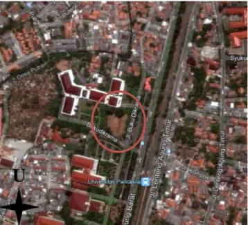 Gambar 4.3 Site Plan Lokasi  Sumber : Google Maps 