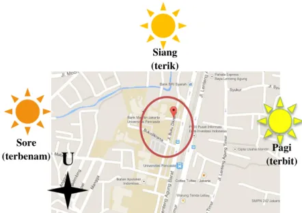 Gambar 4.4 Site Plan Lokasi  Sumber : Google Maps 