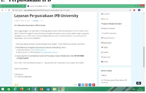 Gambar 5  Perpustakaan IPB  