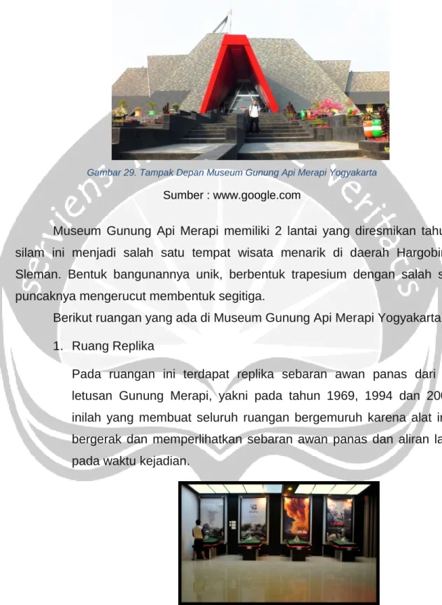 Gambar 29. Tampak Depan Museum Gunung Api Merapi Yogyakarta 
