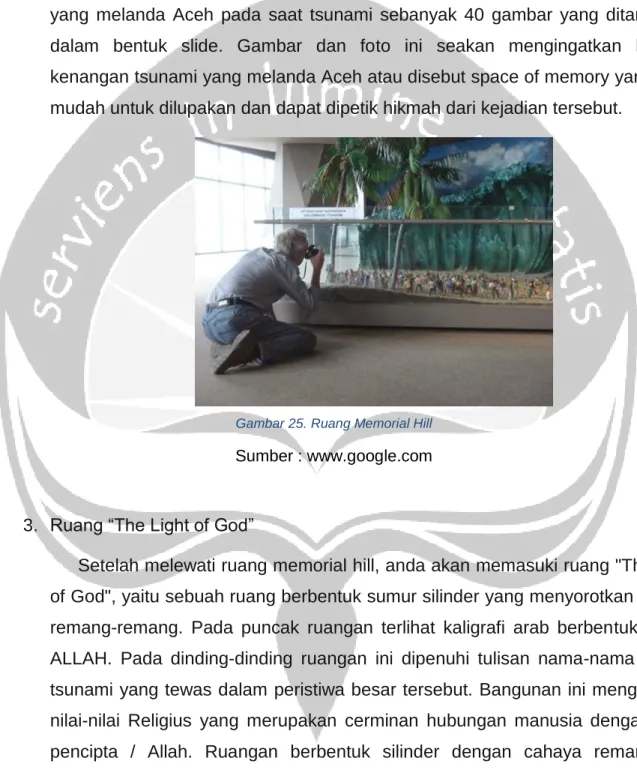 Gambar 25. Ruang Memorial Hill 
