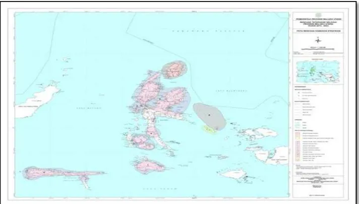 Gambar 3: Peta Kawasan Strategis Provinsi Maluku Utara 