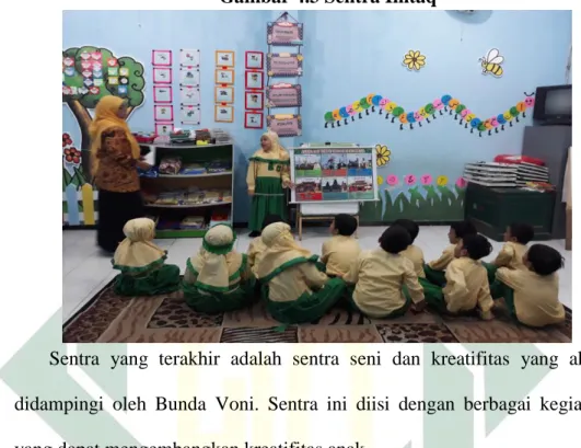 Gambar 4.4 Sentra Seni dan Kreatifitas 