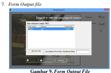 Gambar 9. Form Output File 