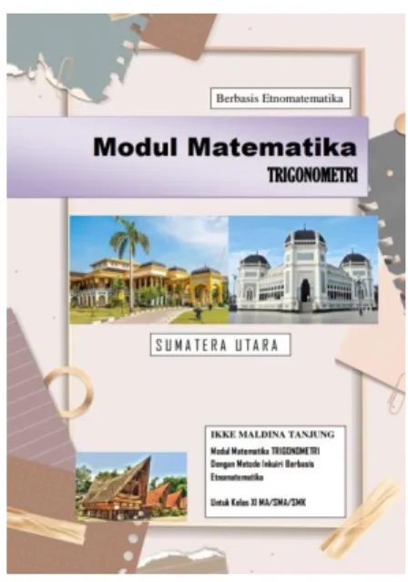 Gambar 4.1 Sampul Modul Matematika 
