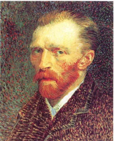 Gambar 14 Vincent van Gogh, Self Portrait,   1887, Oil on Canvas 