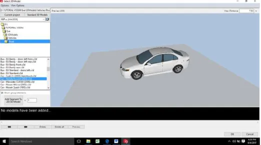 Gambar 4.11 Membuat 3D Model Kendaraan 