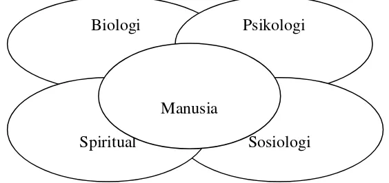 Gambar 2.1 the Bio-Psycho-Social-Spiritual Model (Dossey, 2005) 
