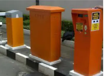 Gambar 2.49 Sistem barrier gate semi automatic [16] . 