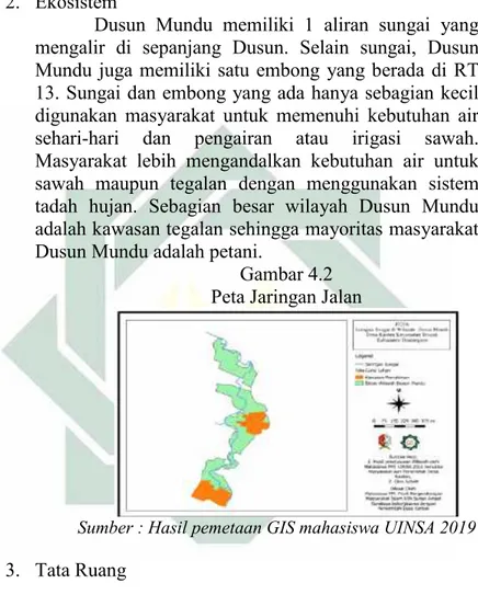 Gambar 4.2 Peta Jaringan Jalan