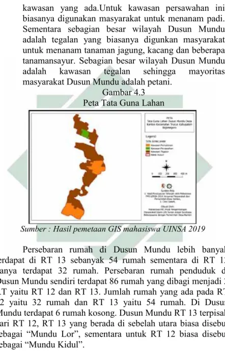 Gambar 4.3 Peta Tata Guna Lahan