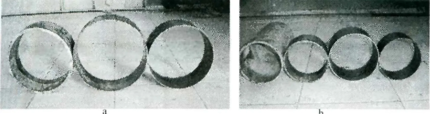 Gambar 2-3 memperlihatkan perbedaan tabung  motor roket pada roket kelas diameter 150 mm  dari baja dengan ketebalan yang berbeda