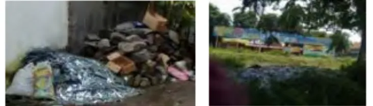 Gambar 4.7Sampah yangBerada di LokasiIndustri Rumah Tangga  Pengolahan SampahDaur Ulang di Kecamatan Candi dan 