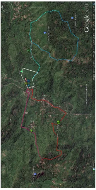 Gambar 5.3a Peta Rencana Site dan Kegiatan Pusat Akomodasi Wisata Gunungsewu Global GeoparkSumber; Google Maps,2016