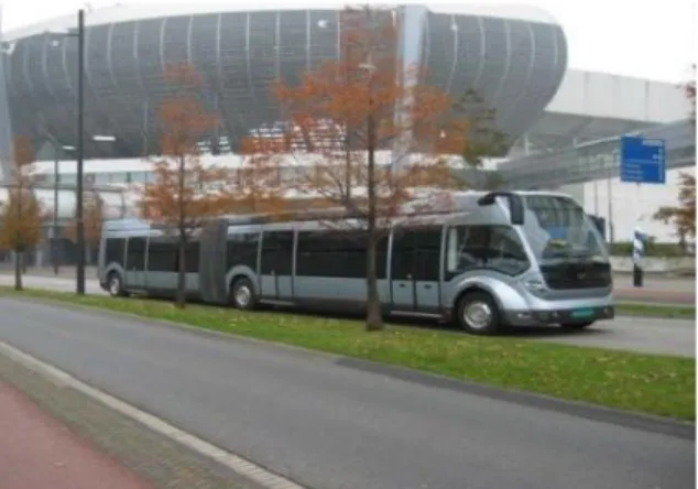 Gambar 5. Angkutan Umum Jenis Bus Rapid Transit 2.   LRT (Light Rail Transport)/Metro: 