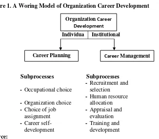 Figure 1. A Woring Model of Organization Career Development 
