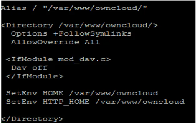 Gambar 4. Database mariadb server. 