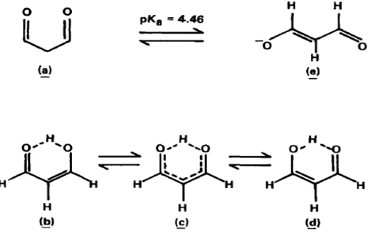 Gambar 2.7 Struktur kimia malondialdehid (MDA)