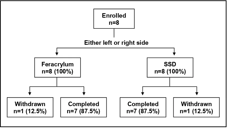 Figure 3. Flowchart indicates the progress of patients enrolled in the study