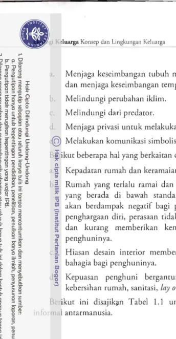 Tabel 1.1 unruk menjelaskan klas;fikasi jara 
