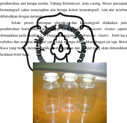 Gambar 3.2. Gambar botol-botol kaca 