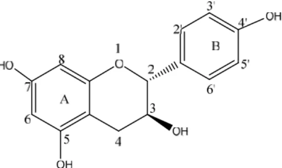 Gambar 3. Kerangka Flavonoid secara umum (Markham, 1988)