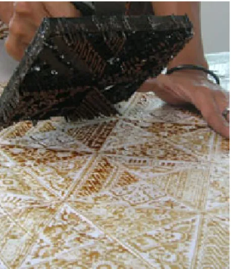 Gambar 4: proses pembuatan batik printing 