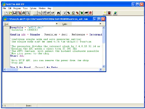 Gambar 2.2 Interface BASCOM-AVR 
