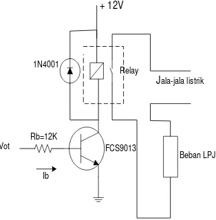 Gambar 4.5 Rangkaian power supply untuk modul  