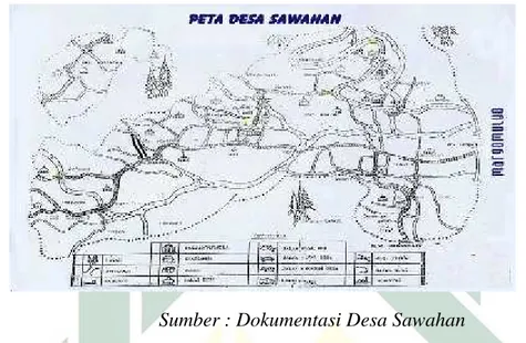 Gambar 4.1 Peta Desa Sawahan