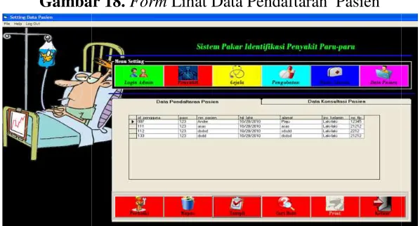 Gambar 17.G Form Data Basis Aturan