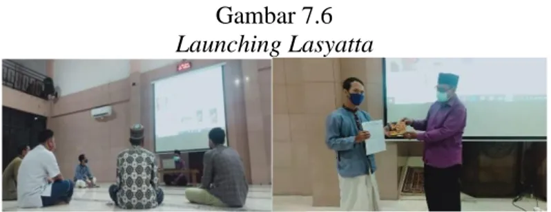 Gambar 7.6  Launching Lasyatta 
