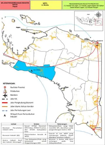 Gambar 7.1 Perwilayahan Industri pada WPI Papua