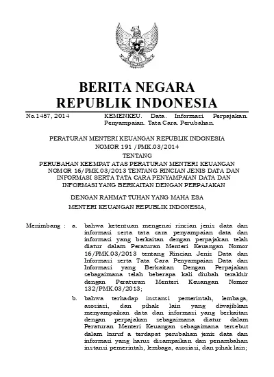 2 C. Bahwa Berdasarkan Ketentuan Pasal 5 Ayat (2) Peraturan Menteri ...