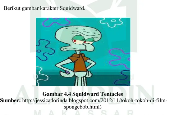 Gambar 4.4 Squidward Tentacles