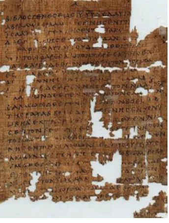 Gambar 3.4 Potongan Naskah Kitab Suci Kuno