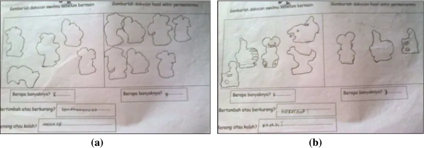 Figure 2. (a) The example of the The Students Result that Win; (b) The example of the The 