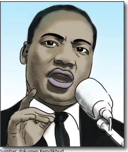 Gambar 4.3 Dr. Martin Luther King Jr.