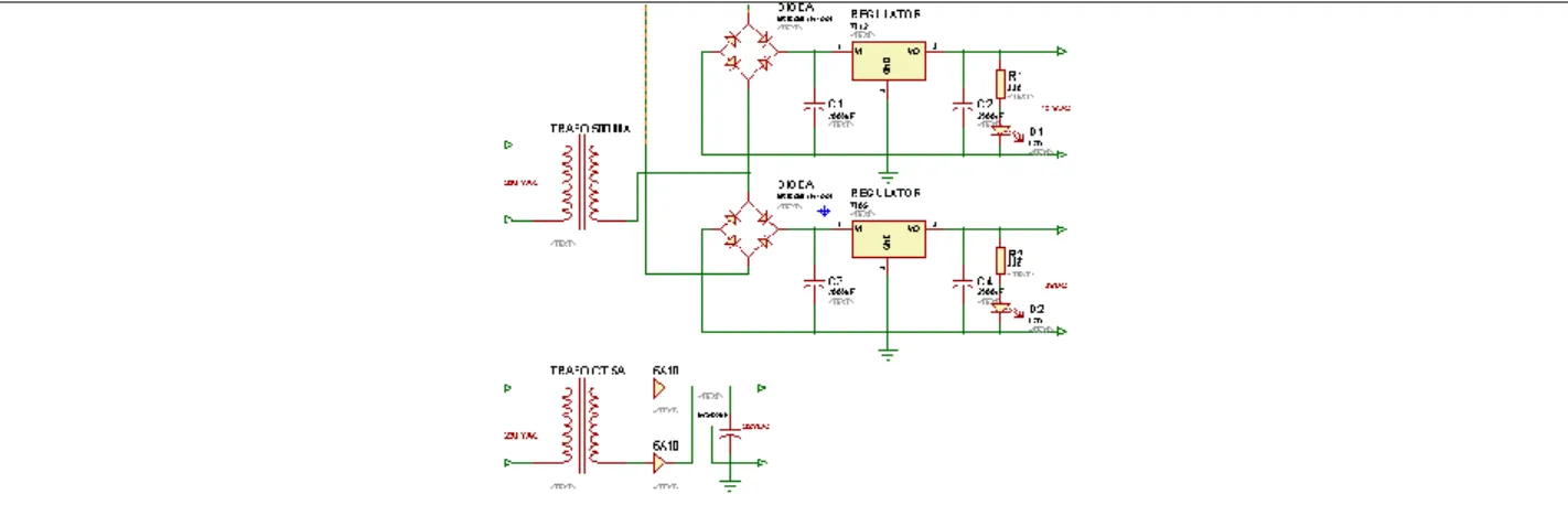 Gambar 6. Rangkaian power supply 