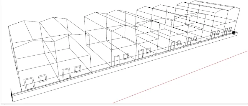 Gambar 3.11 Desain Perencanaan Pembangunan Rumah Vertikal diKelurahan Ngagel