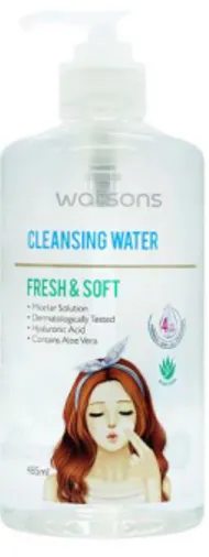 Gambar 4.10 Watsons cleansing water 