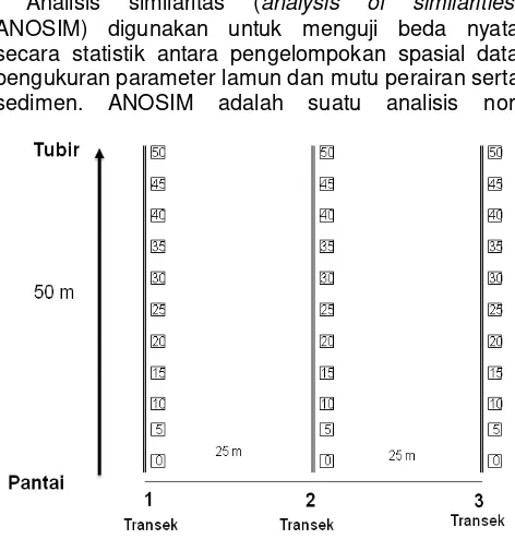 Tabel 1  Parameter fisika dan kimia perairan yang diukur serta alat/metode pengukuran yang digunakan 