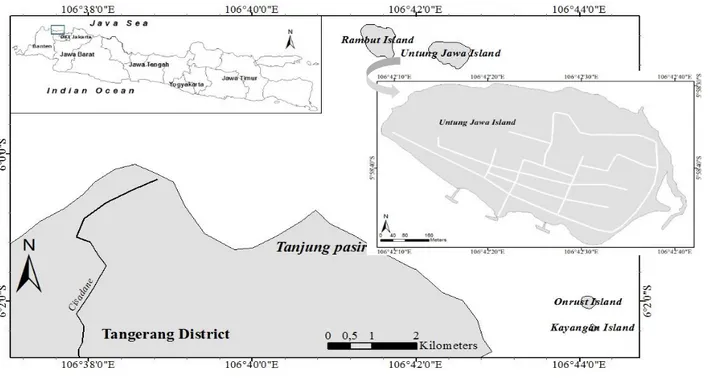 Gambar 1 Peta lokasi penelitian. 