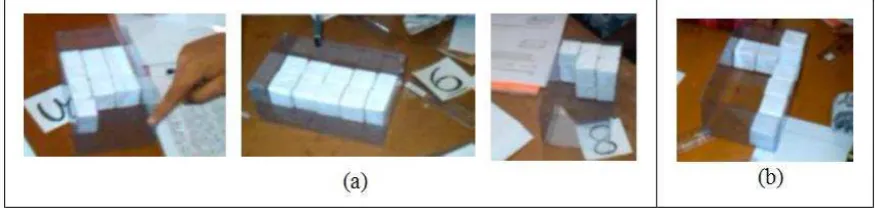 Figure 8: Students’ strategies of predicting the volume of a box 